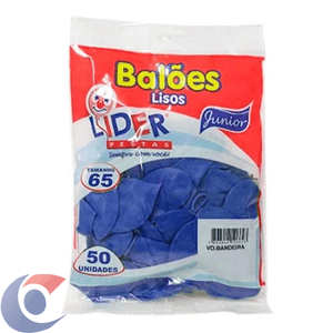 BALAO LIDER FESTAS LISO AZUL ESCURO 50UN