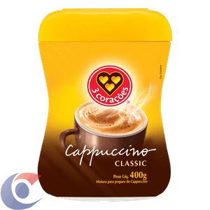 Café 3 Corações Cappuccino 400g