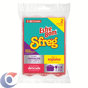 Esponja Sfreg Bettanin Dupla Face 47812 Unidade