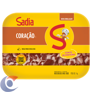 Coração De Frango Congelado Sadia Bandeja 1kg