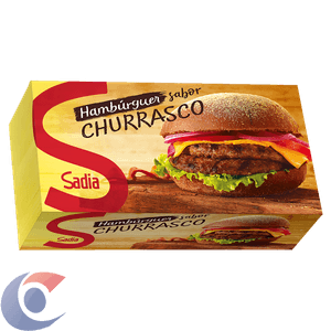 Hambúrguer Bovino Sadia Tempero Churrasco 672g