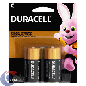 Pilha Alcalina C Média Duracell Un