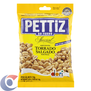 Amendoim Crocante Pettiz Dori Natural 500g