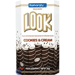 Biscoito Wafer Look Cookies And Cream 55g