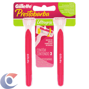 Aparelho De Depilar Gillette Prestobarba Ultragrip Feminino 2un