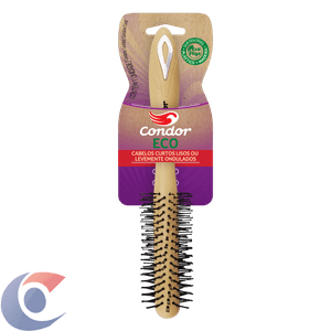 Escova Para Cabelo Curto Liso Ou Levemente Ondulado Condor Eco