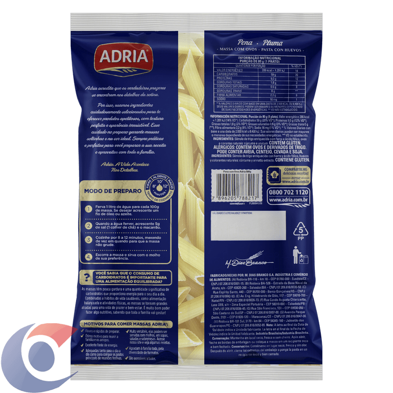 MAS-OVOS-ADRIA-500G-PENA