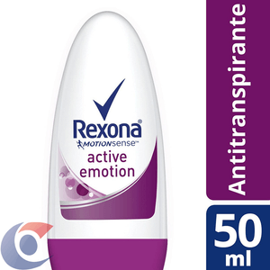 Desodorante Antitranspirante Rexona Feminino Roll On Active Emotion 50ml