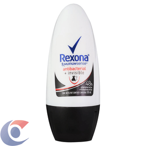 Desodorante Rexona Feminino Rollon Antibacterial + Invisible 50ml