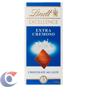 Chocolate Suiço Lindt Excellence Extra Creamy Milk 100g