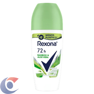 Desodorante Antitranspirante Rexona Fem Roll On Bamboo & Aloe Vera 50ml