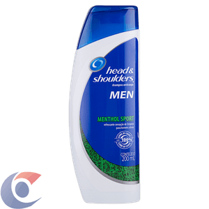 Shampoo De Cuidados Com A Raiz Head & Shoulders Men Menthol Sport 200ml