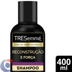 Shampoo Tresemmé Reconstrução E Força Cabelos Mais Fortes E Resistentes 400ml
