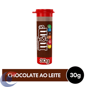 Confeite M&Ms Mini Tubes Chocolate Ao Leite 30g