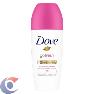 Desodorante Antitranspirante Roll-On Dove Go Fresh Romã E Verbena 50ml