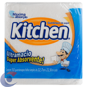 Guardanapos De Papel Kitchen Pequeno Un