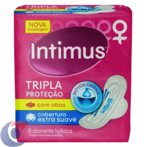 Absorvente Intimus Tripla Proteção Suave Com Abas Un