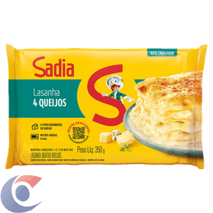 Lasanha Sadia Quatro Queijos 350g