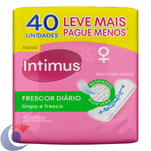 Protetor Diário Sem Abas Com Perfume Intimus Days - Leve 40, Pague 30