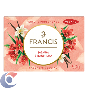 Sabonete Francis Jasmim E Baunilha Vegano 90g