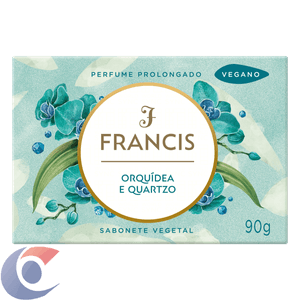 Sabonete Francis Orquídea E Quartzo Vegano 90g