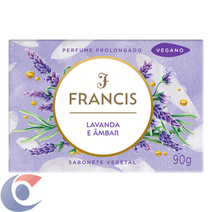 Sabonete Francis Lavanda E Âmbar Vegano 90g