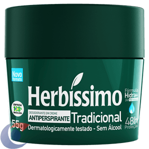 Desodorante Creme Herbíssimo Tradicional 55g