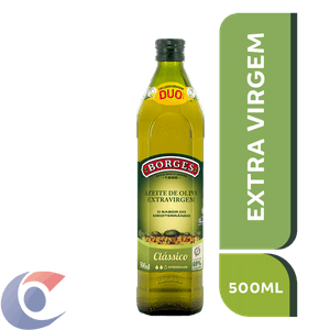 Azeite De Oliva Extra Virgem Clássico Espanhol Borges Vidro 500ml