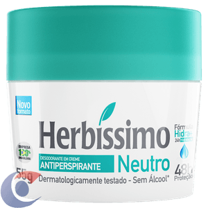 Desodorante Em Creme Herbíssimo Neutro 55g
