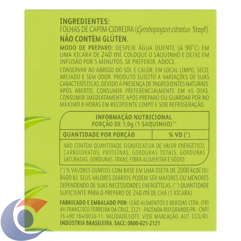 CHA-MATE-LEAO-25G-CAPIM-CIDR