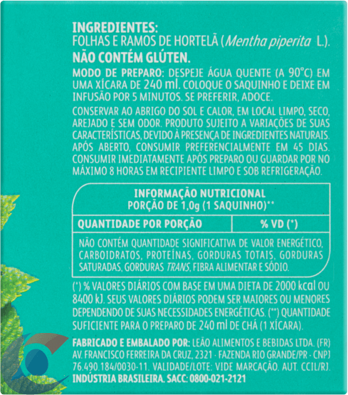 CHA-MATE-LEAO-25G-HORT