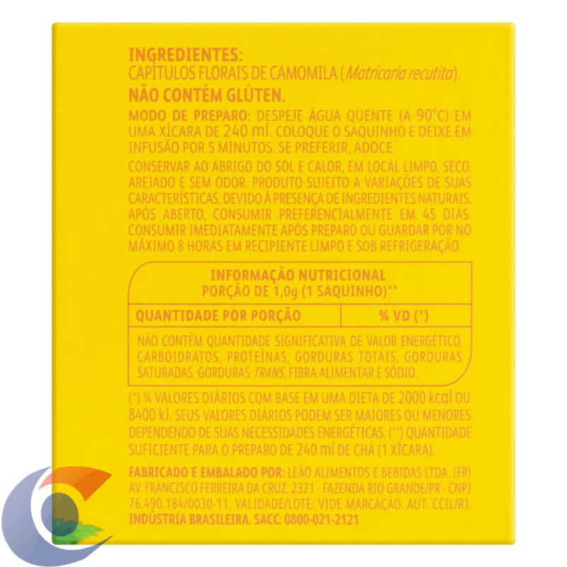 CHA-MATE-LEAO-25G-CAMOMIL