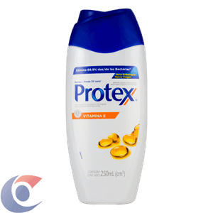 Sabonete Líquido Antibacteriano Para Corpo Protex Nutri Protect Vitamina E 250ml