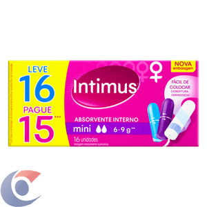 Absorvente Intimus Interno Mini 16 Un