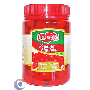 Pimenta Biquinho Água Na Boca Pote 150g