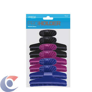 Presilha Para Cabelo (Piranha) Ricca 80mm 6 Unidades Ref. 3004