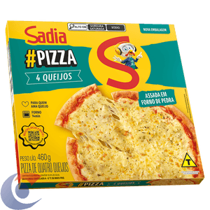 Pizza Sadia Quatro Queijos 460g