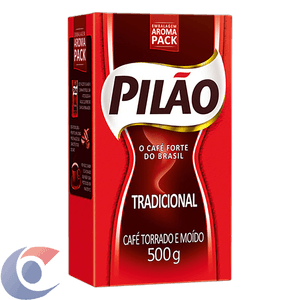 Café A Vácuo Pilão Puro Tradicional 500g
