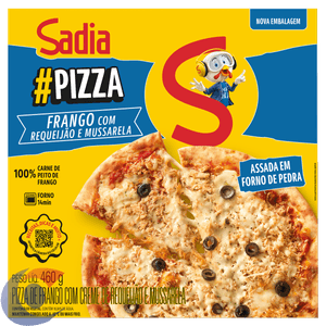 Pizza Sadia Frango Com Catupiry E Mussarela 460g