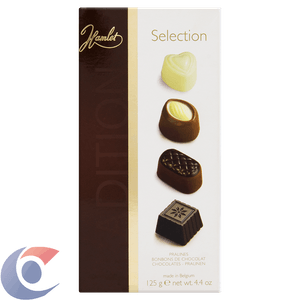 Bombom Belga Com Recheio E Cobertura De Chocolate Hamlet Caixa 125g