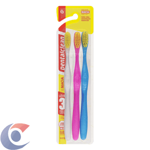 Escova Dental Clean Basic Color Macia - Leve 3, Pague 2