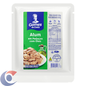 Atum Em Pedaços Em Óleo Gomes Da Costa Pouch 450g