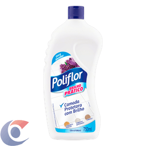 Cera Auto Brilho Líquida Poliflor Brilho Prático Incolor 750ml