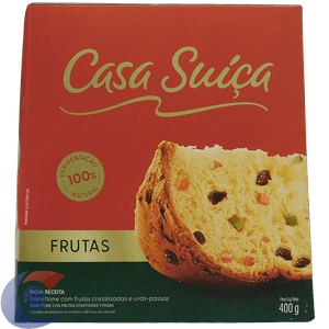 Panettone Casa Suíça Frutas 400g