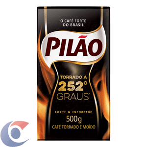 Café Pilão Torrado E Moído 252° Graus Forte E Encorpado 500g