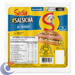Salsicha De Frango Sadia Light 500g