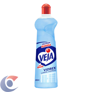 Limpa Vidros Veja Vidrex Bio Álcool Squeeze 500ml