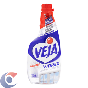 Limpa Vidros Veja Vidrex Cristal Refil 500ml