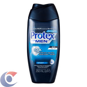 Sabonete Líquido Masculino Antibacteriano Para Corpo Protex Men Sport 250ml