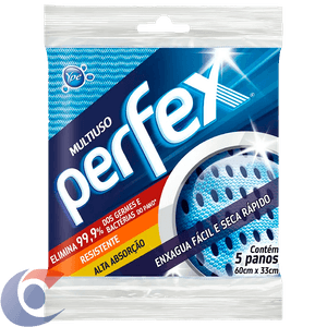 Pano Multiuso Perfex Ype Azul Anti-Bacterias Un